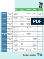 SYLLABUS 2018-19: Month English-Speaking Countries Literature Holidays / Anniversaries Grammar Fixer Vocabulary Test