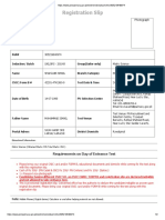 Registration Slip: Roll# Induction/ Batch Group (Sailor Only) Name Branch/Category