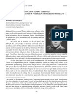 21 Biatrice Cozmolici Avangardă-Teatru Ambiental. Influențe Performative În Teatrul de Animație Postdramatic