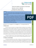 The Biological Effects of Crude Aflatoxin B On Mustard (Brassica Juncea) Varieties