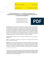 Dialnet LaPrescripcionDeLaAccionDeNulidadDeLaClausulaDeGas 6081237 PDF