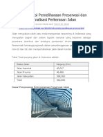 Rekonstruksi Pemeliharaan Preservasi Dan Optimalisasi Perkerasan Jalan