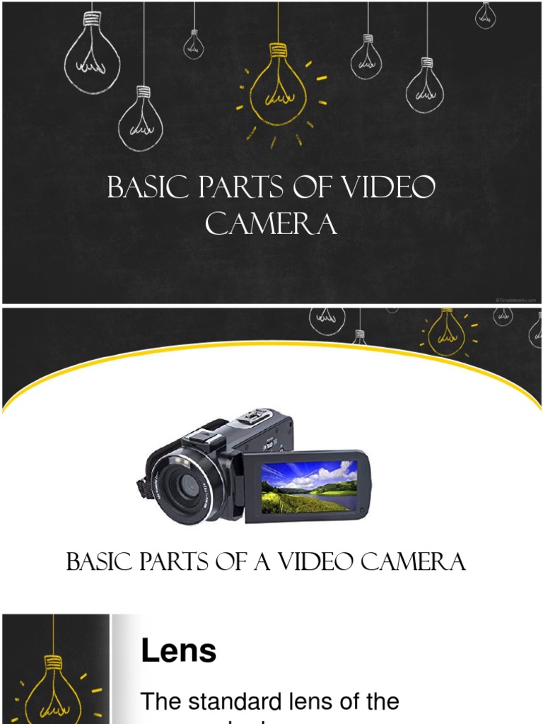 Basic Parts of Video Camera PDF