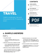 Topic: Travel: Useful Vocabulary, Tips and Resources For IELTS Speaking Exam