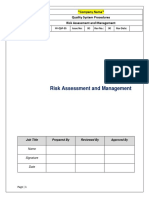##-QSP-05 Risk Assessment and Management