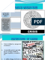 crisis and its impact on foreign policy