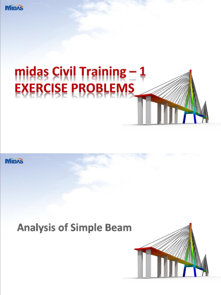 Midas Civil Truss and Bridge Modeling Guide | PDF | Truss | Structural ...