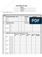 Dry TX Test Report