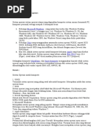 Download Jenis Dan Macam Sistem Operasi by beatlesxxx SN41545963 doc pdf