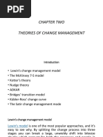 Chapter Two Theories of Change Management