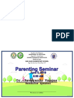 Program Parenting Seminar