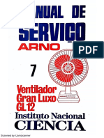 Manual de Serviço Arno Ventilador Gran Luxo