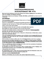 Bedienungsanleitung Brotbackautomat BB 475 PDF