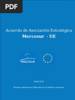 Resumen Acuerdo Mercosur-UE elaborado por Gobierno 