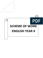 Scheme of Work English Year 4