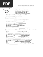 Present Perfect Vs Past Simple