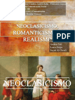 Neoclasicismo Romanticismo y Realismo.