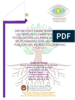 Definición y caracterización de perfiles y competencias del psicólogo en políticas públicas de salud