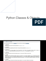 Classes Objects
