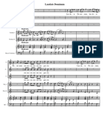 Laudate Dominum Partitura Completa PDF