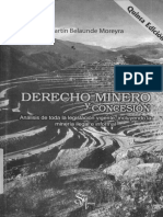 Lectura 2. Derecho Minero y Concesión - Martín Belaunde Moreyra PDF