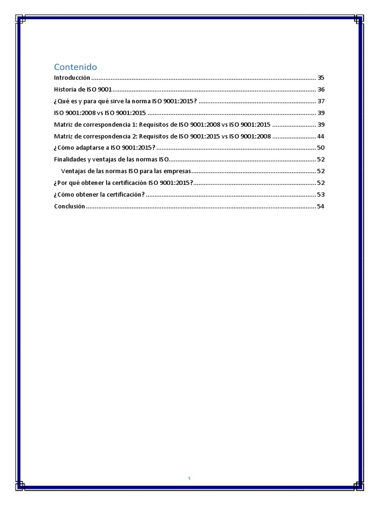 Iso 9001 2015 | PDF | Gestión de la calidad | Calidad (comercial)