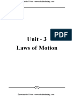 Unit - 3 Laws of Motion