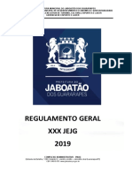Regulamento Geral Dos Jejg 2019 Da Pmjg Em 27.02.2019
