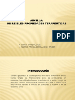 Arcilla: propiedades terapéuticas y usos medicinales