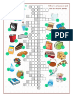 Containers Quantities Crossword Puzzle Crosswords Icebreakers Oneonone Activities Tests W 52366