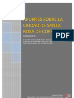 Apuntes Sobre La Ciudad de Santa Rosa de Copan: Anecdotario