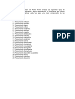 Tipos de Pensamientos PDF