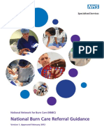 National Burn Care Referral Guidance: Specialised Services