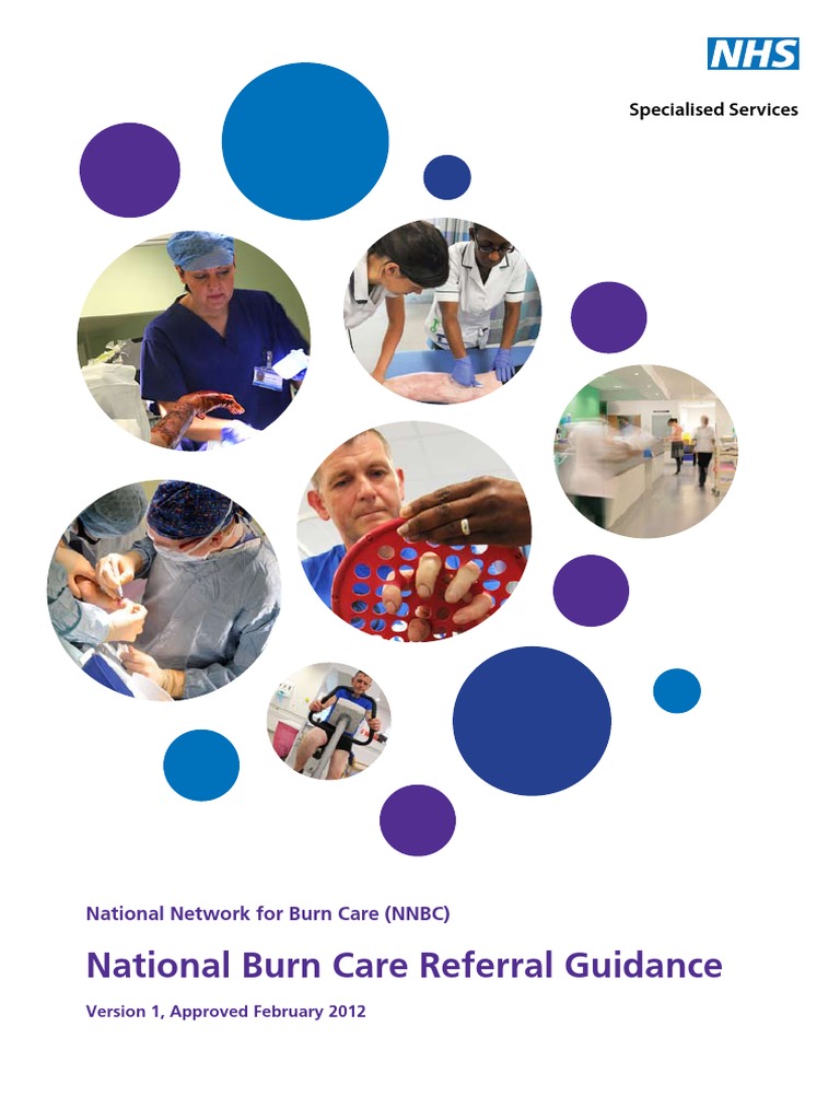 National Burn Care Referral Guidance Specialised Services PDF Burn