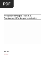PeopleSoft PeopleTools8.57 Deployment Packages Installation May2019