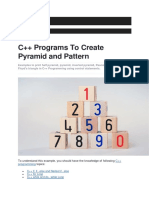 C++ Programs To Create Pyramid and Pattern: Search