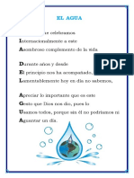 Acrostico Dia Del Agua