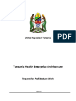 Tanzania HEA Request For Architecture Work v1