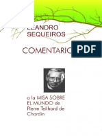 La Misa cósmica de Teilhard