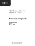 8DG24624AGAATQZZA - V1 - 1850 Transport Service Switch 5C (TSS-5C) Release 6.1 User Provisioning Guide PDF