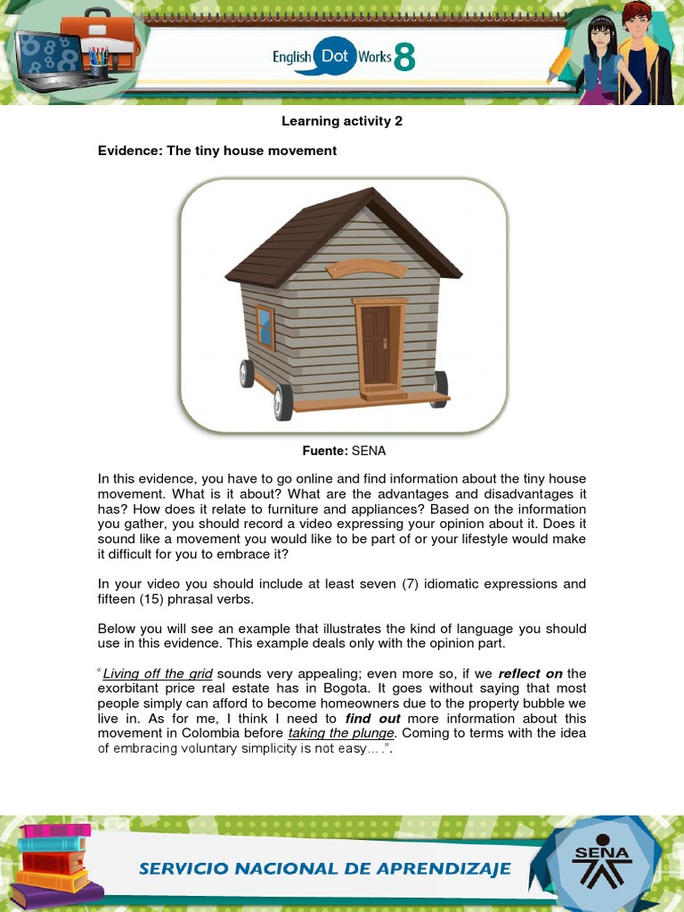 Tiny House Movement: Pros and Cons | PDF | Career & Growth | Social Science