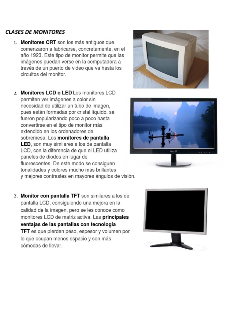 Clases de Monitores | PDF