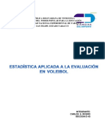 La Estadística Aplicada A La Evaluación en VOLEIBOL