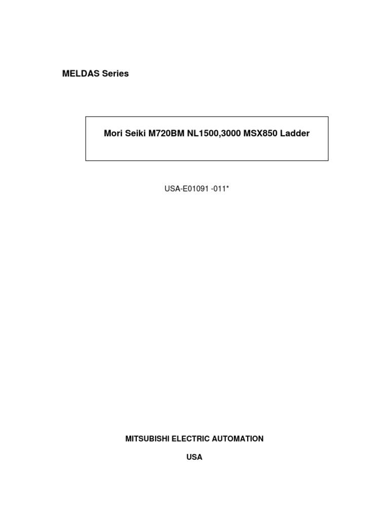 Mori Seiki Ladder Diagram PDF | PDF