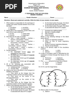 Science 9 1st Periodical Test