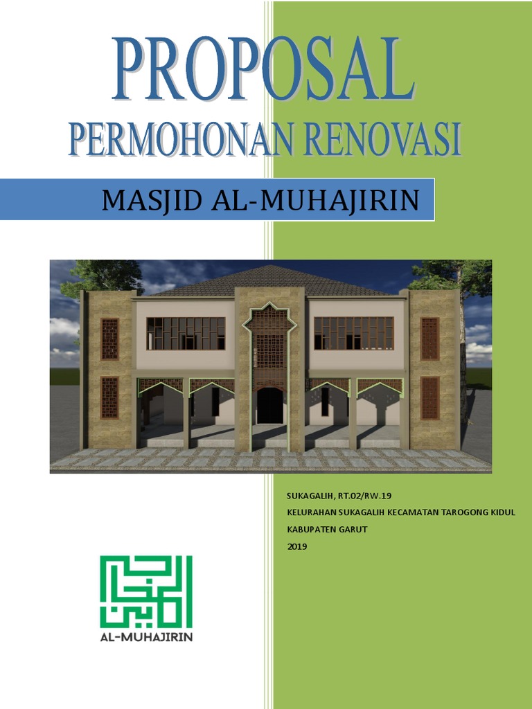 Proposal Renovasi Masjid Al-Muhajirin | PDF
