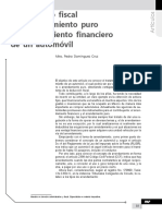 Tratamiento Fiscal de Arrendamiento Puro y Arrendamiento Financiero de Un Automóvil PDF