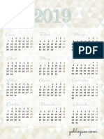 Calendario 2019