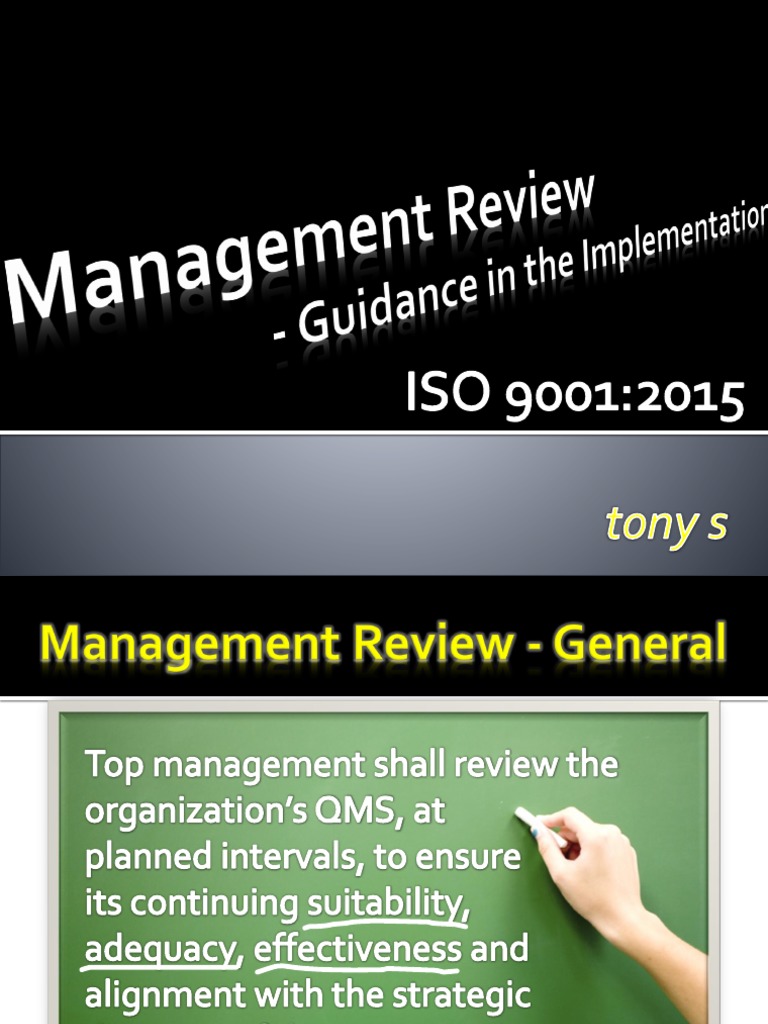 QMS Management Review Overview | PDF | Quality Management System | Iso 9000