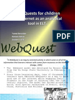 Essential Parts of A WebQuest PPT by Marisela &amp Yare